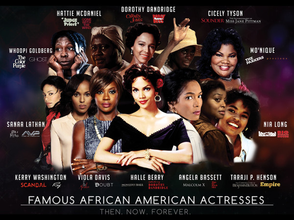 Famous African American Actresses Poster Art Print Series 1.