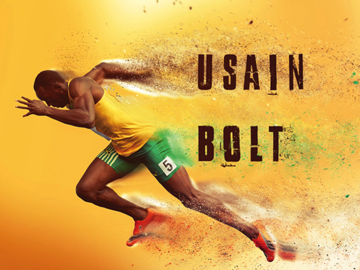 Usain Bolt Poster Running Fast Lightning Art Print Usain Bolt Poster Running Fast Lightning Art Print