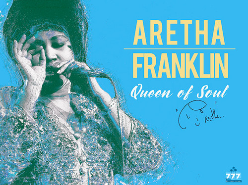 Aretha Franklin Poster Queen of Soul Music Art Print (24x18)