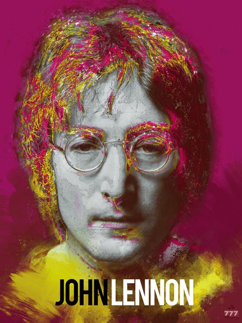 John Lennon Poster Beatles Music Art Print (18x24)