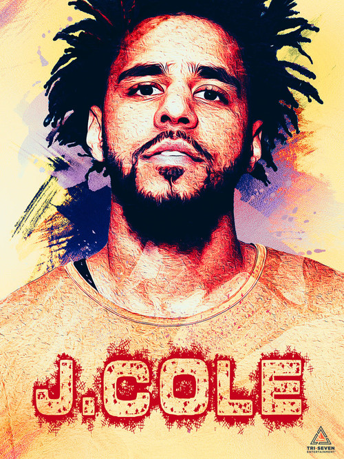j.30000　ポスター J. Cole Poster Wall Art Print (18x24)
