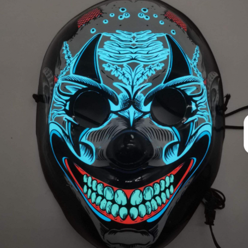 LED Skull Purge Mask – Light-Up Halloween Mask (6 PCS/Pack