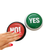Yes and No Buzzer Buttons For Quiz Games & More