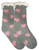 Winter Sherpa Thermal Socks Hearts Printed Fleece Lined Cozy Warm Non-Slip Slipper Socks for Women & Girls