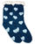 Winter Sherpa Thermal Socks Hearts Printed Fleece Lined Cozy Warm Non-Slip Slipper Socks for Women & Girls