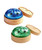 DUMPLING SQUISHY - GLITTER & SUGAR ASST'D COLOUR (12/DISPLAY)