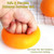 Orange Crunchy Filled Squishy – Multi Crunch Squeeze Toy (12/Display)