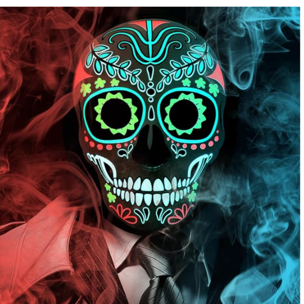 LED Skull Purge Mask – Light-Up Halloween Mask | Party & Costume