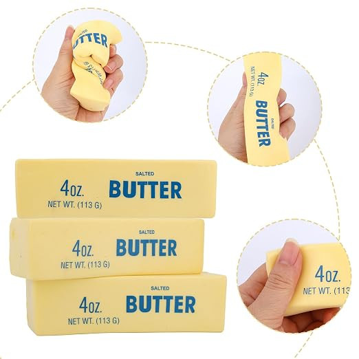JUMBO SQUISHY - BUTTER FOAM FILLED (6pcs/DIPLSAY)