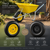 Big Mucker Yellow Wheelbarrow - 100 Ltr / 120kg