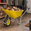 Big Mucker Yellow Wheelbarrow - 100 Ltr / 120kg