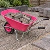 Big Mucker Pink Wheelbarrow - 100 Ltr / 120kg