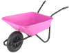 Bristol Shire Mucker Pink Wheelbarrow - 90 Ltr / 120kg