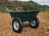 Two Wheel Plastic Green Wheelbarrow - 75 Ltr / 120kg