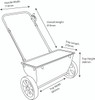 Bristol Lightweight Rock Salt & Grit Path Drop Spreader - 30kg Capacity