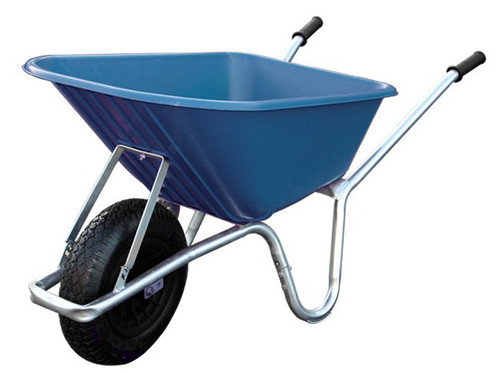 Big Mucker Blue Wheelbarrow - 100 Ltr / 120kg Big Mucker Blue Wheelbarrow - 100 Ltr / 120kg