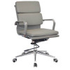 Classic Eames Cushion Medium-back Chair in Grey