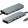 Parrot Products 7 in 1 USB C Hub (HDMI x 1 - USB 3.0 x 3 - DP x 1 - SD x 1 - TF x 1) 