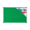 Bulletin Board Ribbed Aluminium Frame (900x600mm - Palm)