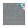 Bulletin Board Ribbed Aluminium Frame (900x900mm - Laurel)