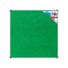 Bulletin Board Ribbed Aluminium Frame (1000x1000mm - Palm)