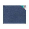 Bulletin Board Ribbed Aluminium Frame (1500x1200mm - Denim)