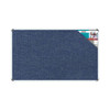 Bulletin Board Ribbed Aluminium Frame (1500x900mm - Denim)