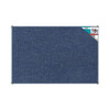 Bulletin Board Ribbed Aluminium Frame (1800x1200mm - Denim)