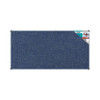 Parrot Products Bulletin Board Ribbed Aluminium Frame 1800x900mm - Denim