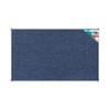 Parrot Products Bulletin Board Ribbed Aluminium Frame 2000x1200mm - Denim