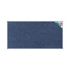 Bulletin Board Ribbed Aluminium Frame (2400x1200mm - Denim)