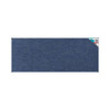 Bulletin Board Ribbed Aluminium Frame (3000x1200mm - Denim)