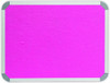 Info Board Aluminium Frame - 18009000mm - Pink