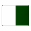 Non-Magnetic Combination Whiteboard (1200*900mm - Green Felt)
