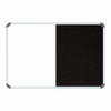 Non-Magnetic Combination Whiteboard (2000*1200mm - Black Felt)