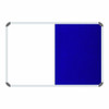 Non-Magnetic Combination Whiteboard (2000*1200mm - Royal Blue Felt)