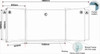 Educational Board Non-Magnetic Chalkboard 1220920 - Chalk Lines - Side Panels - Option A