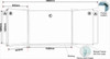 Educational Board Magnetic Whiteboard (1220*910 - Squares and Lines - Swing Leaf - Option B)
