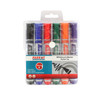 Whiteboard Markers (6 Markers - Bullet Tip - Pouch)