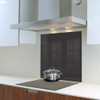 Metallic Black Hob Splashback (598 x 650 x 6mm)