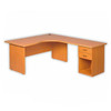 Cluster Desk , Two Drawer Pedestal with Opening