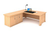 Brazillia Executive Desk in Veneer Wood