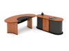 Orbit Executive Desk in Veneer Wood