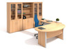 Prism Executive Desk in Veneer Wood