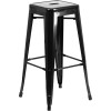 Jay Metal Bar Stool  in Black