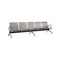 Airport Bench Stainless Steel Five-Seater