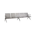 Airport Bench New Chrome Deluxe Five-Seater
