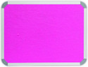 Parrot Products Info Board Aluminium Frame - 12001200mm - Pink