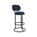  B3RB Three Ring Barstool with Backrest 