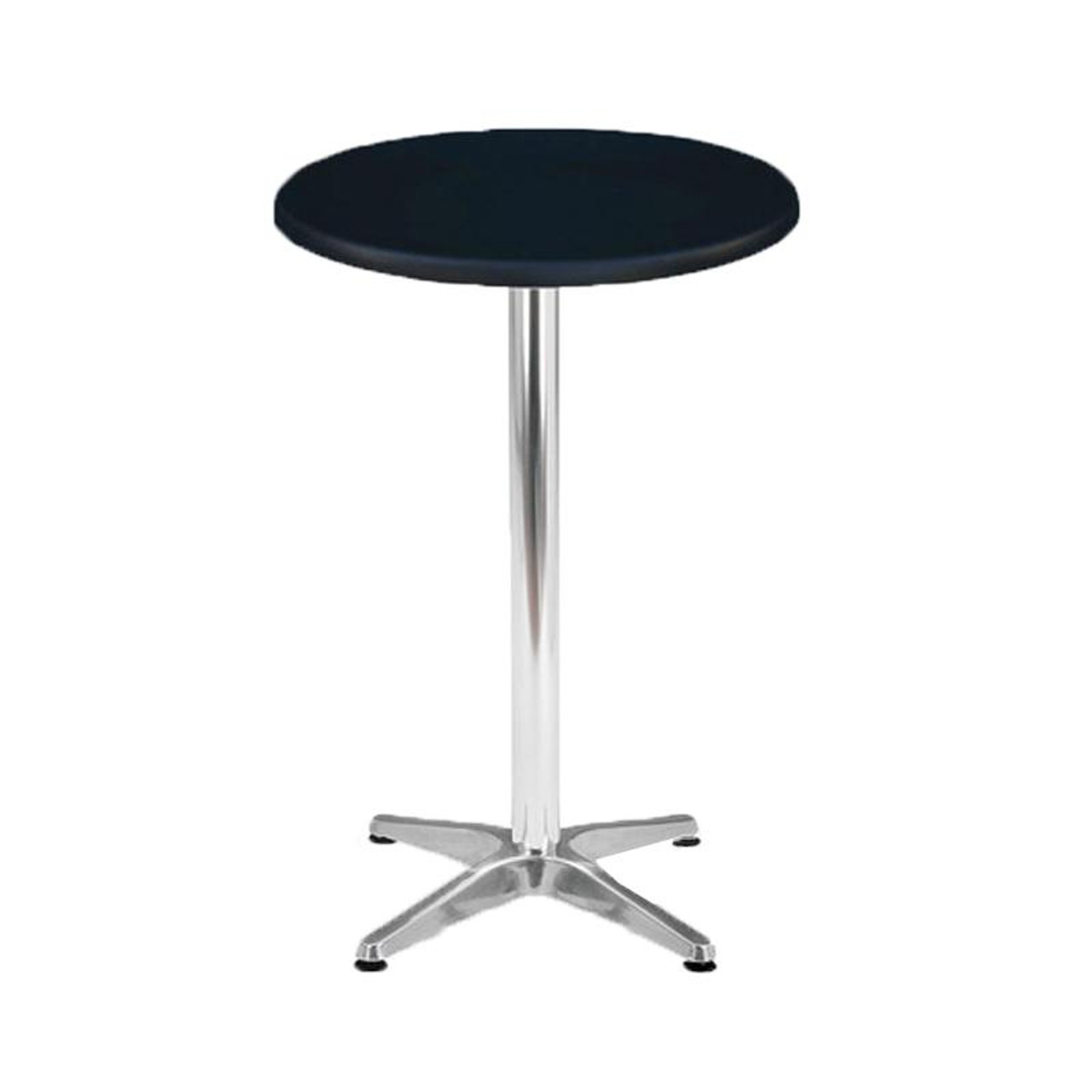 round table and bar stools